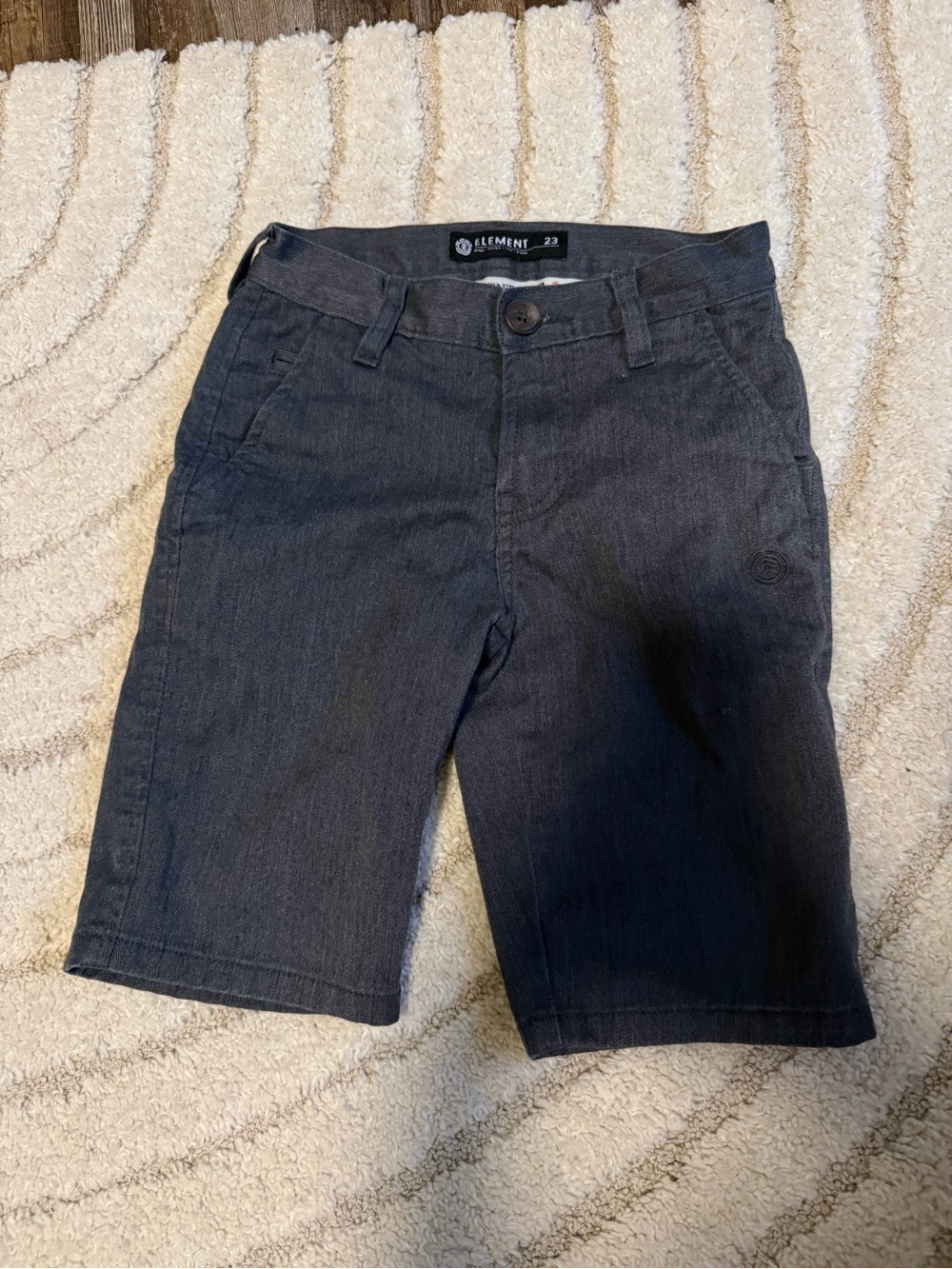 Element kids Dark Gray Jean Shorts